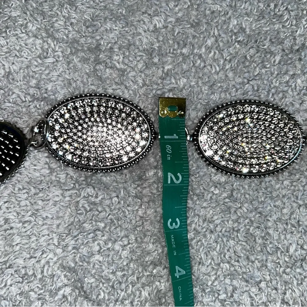 Forever 21 Silver Oval Link Belt